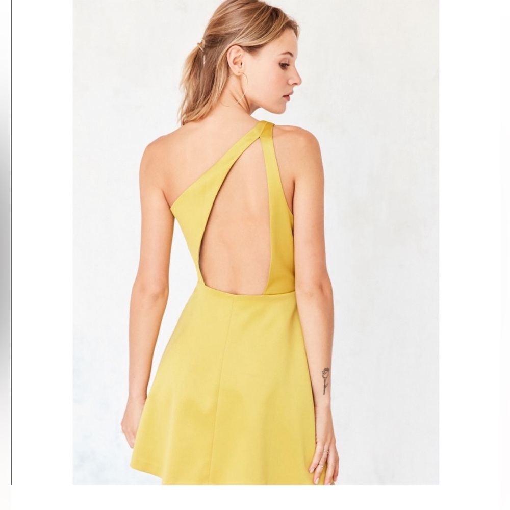 NWT silence + noise size 4 green yellow dress - Picture 2 of 8
